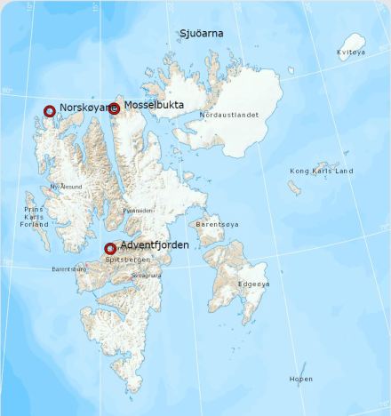 Svalbard karta